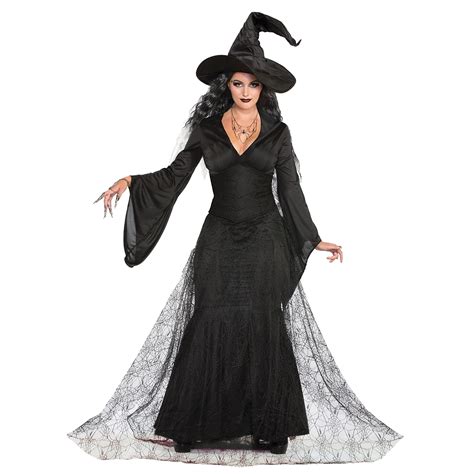 Gleaming witch attire